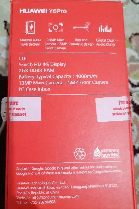 هواوی y6pro|موبایل|ارومیه, |دیوار