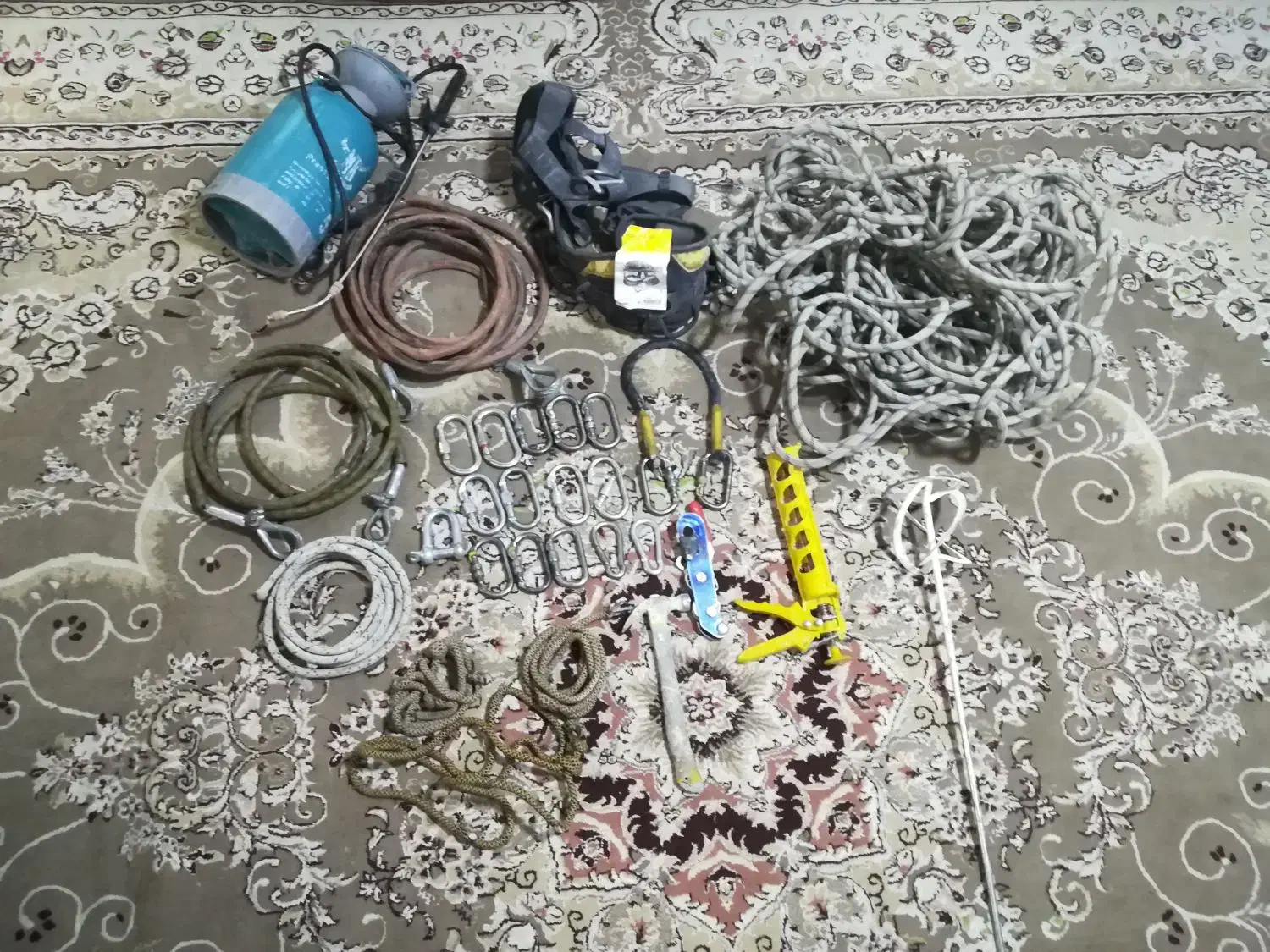 ست ابزار کار در ارتفاع. هارنس کارابین طناب استاپ|ماشینآلات صنعتی|کرمانشاه, |دیوار