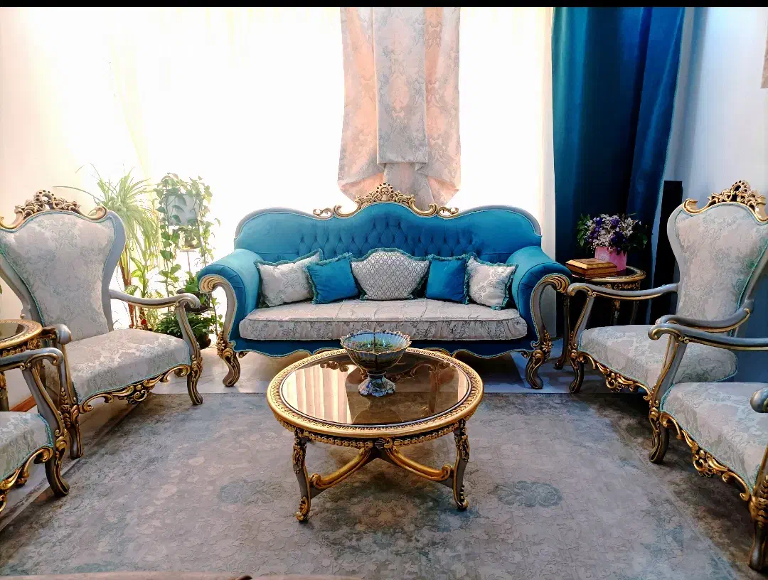 مبل سلطنتی کلاسیک استیل|مبلمان خانگی و میز عسلی|شیراز, شهرک گلدشت حافظ|دیوار