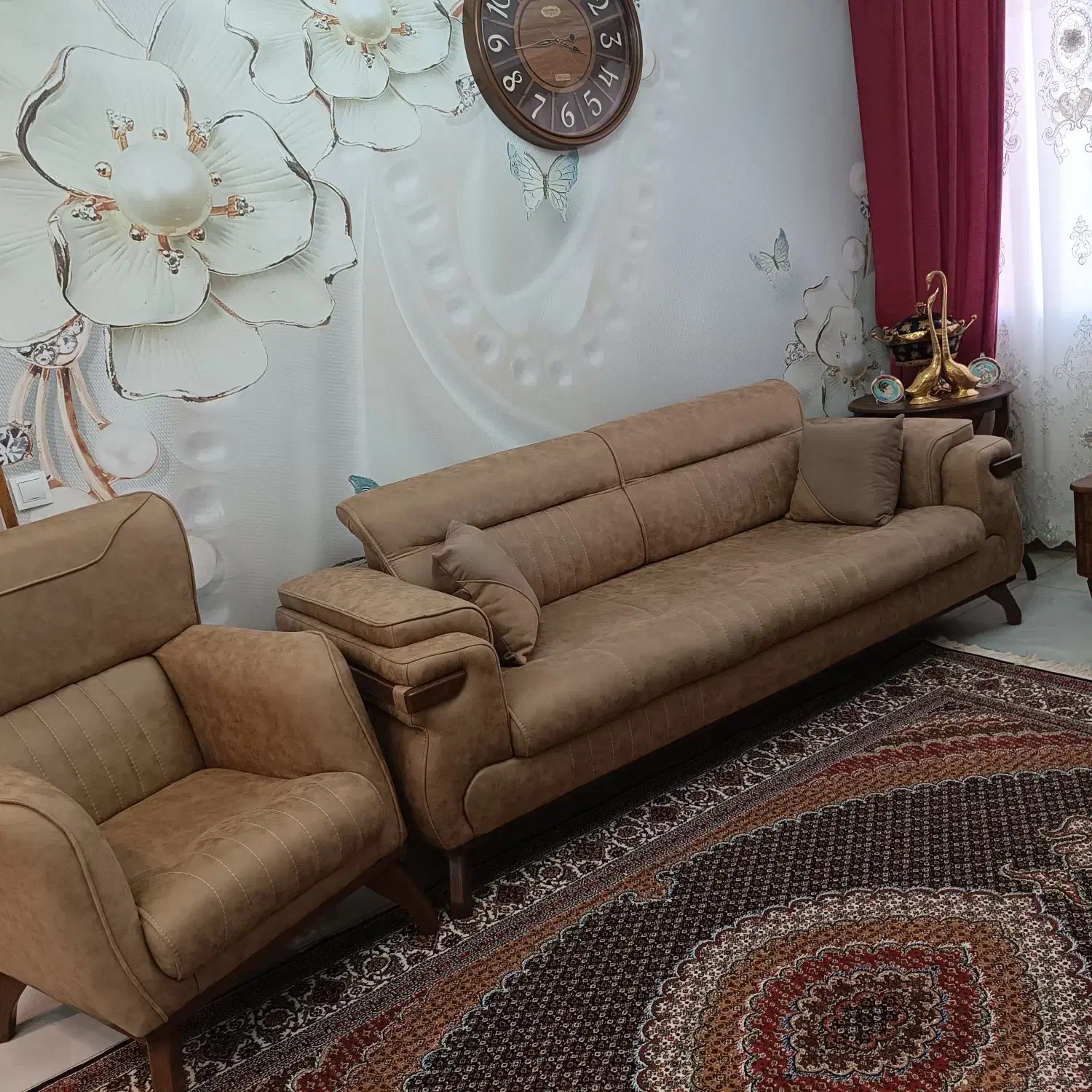 مبل راحتی ۸نفره|مبلمان خانگی و میز عسلی|سهند, |دیوار