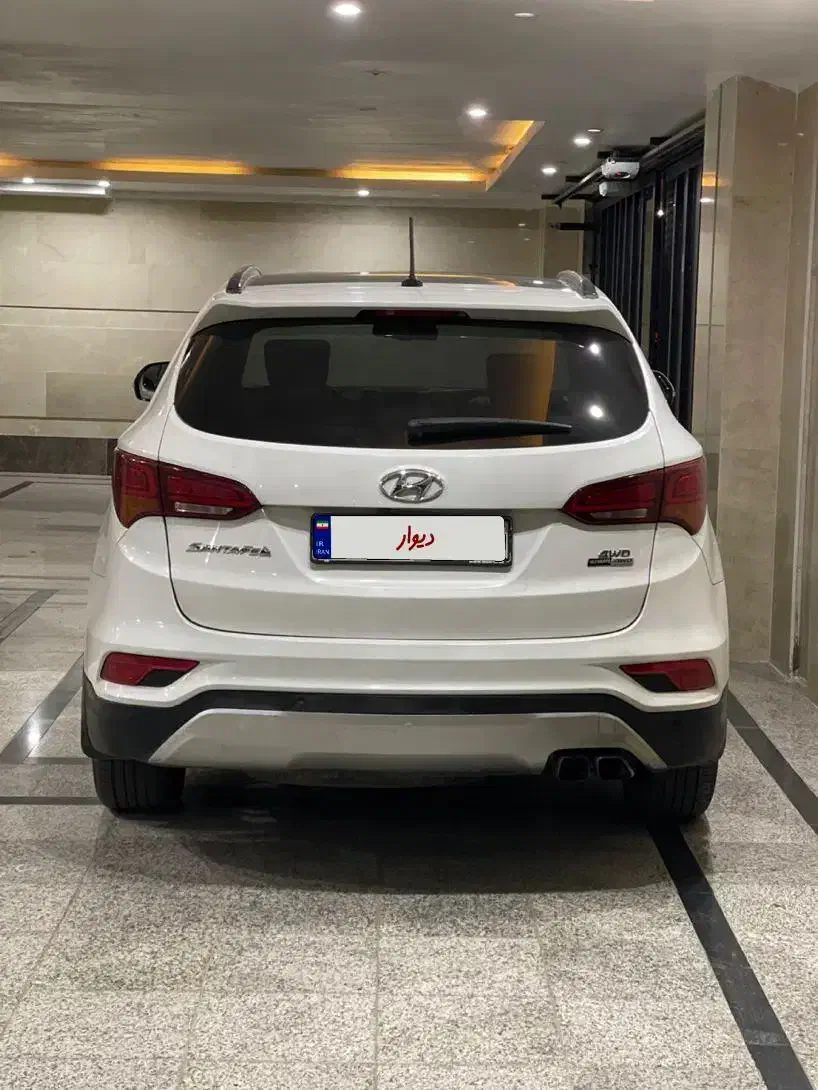 سانتافه ۲۰۱۶ فول بیرنگ GDI سفید|خودرو سواری و وانت|قزوین, |دیوار