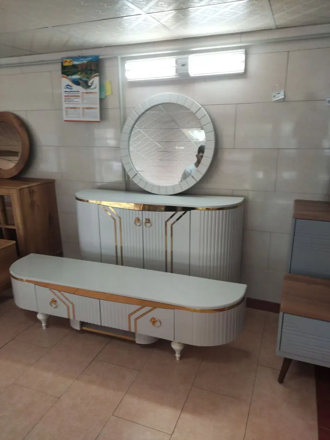 کنسول   آینه ای|میز تلویزیون|زنجان, |دیوار