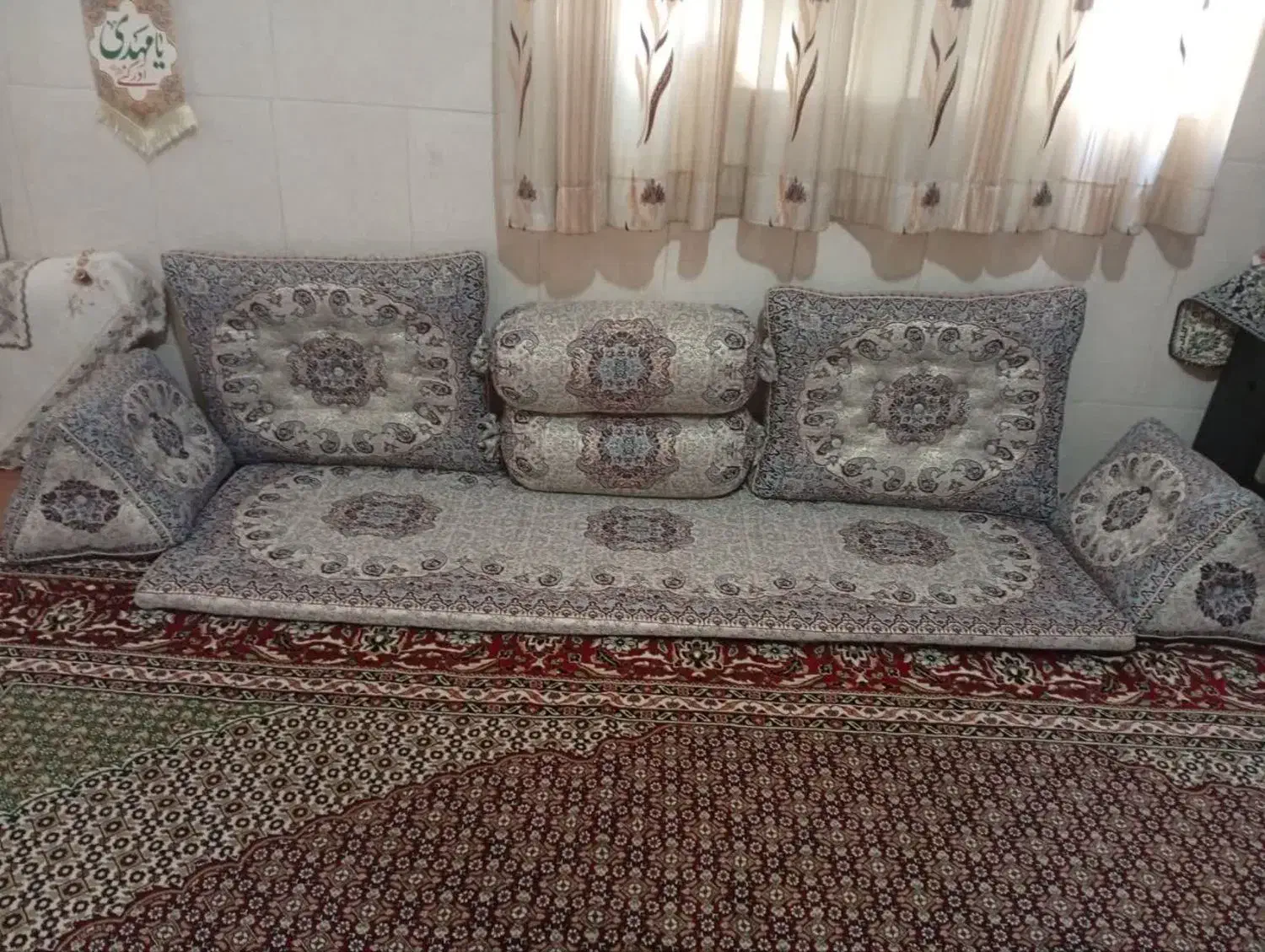 شاه نشین ، پشتی ، سنتی ، ترمه|پشتی|تهران, بلورسازی|دیوار