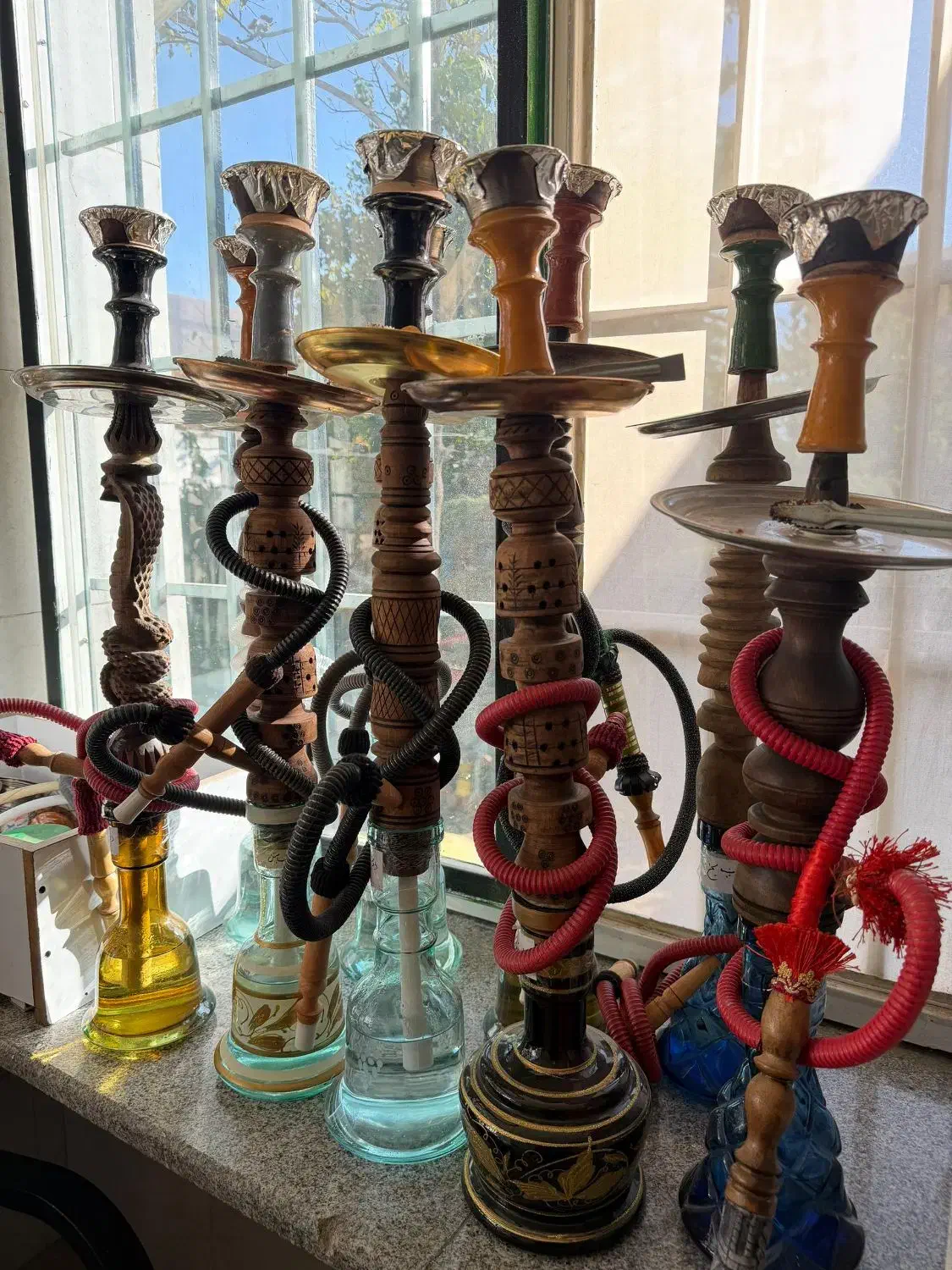 قلیان چوبی با طعم های مختلف|کافی‌شاپ و رستوران|کرج, آتشگاه|دیوار