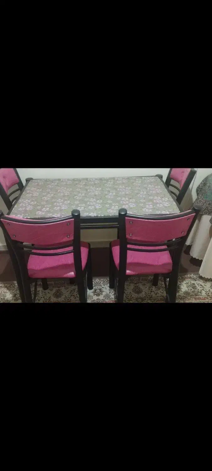 میز غذاخوری ۴ نفره|میز و صندلی غذاخوری|سلطانیه, |دیوار