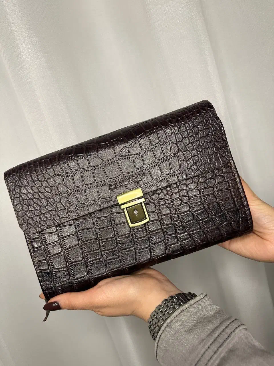 کیف مدارکی چرم طبیعی|کیف، کفش، کمربند|اندیشه, اندیشه فاز ۴|دیوار