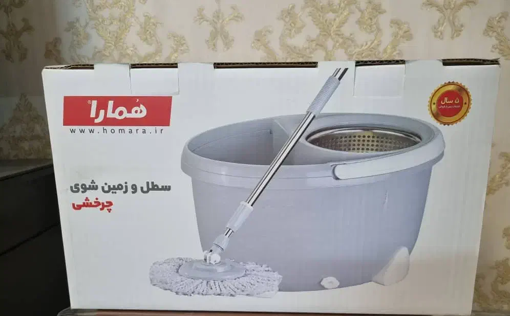 سطل و طی چرخشی|لوازم نظافت|قرچک, میرزائی جنوبی|دیوار