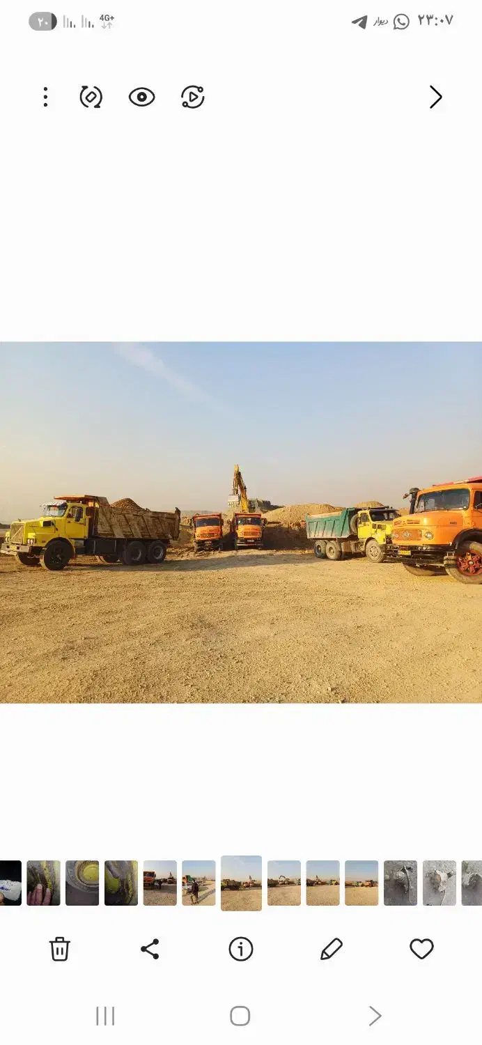 خاکبردای و خاکریزی لودر و کامیون|خدمات حمل و نقل|تهران, شهرک چیتگر|دیوار