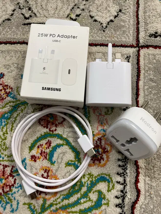 شارژر ۲۵واتی اصلی اورجینال به همراه کابل سامسونگ|لوازم جانبی موبایل و تبلت|شیراز, گویم|دیوار