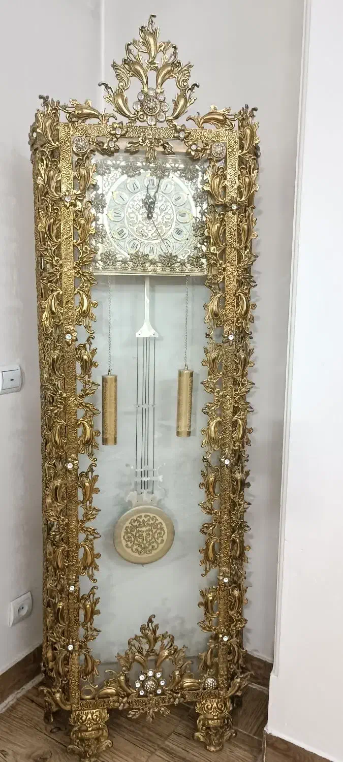 ساعت برنج ایستاده زنگ دار|ساعت دیواری و تزئینی|رباط‌کریم, نصیرشهر|دیوار