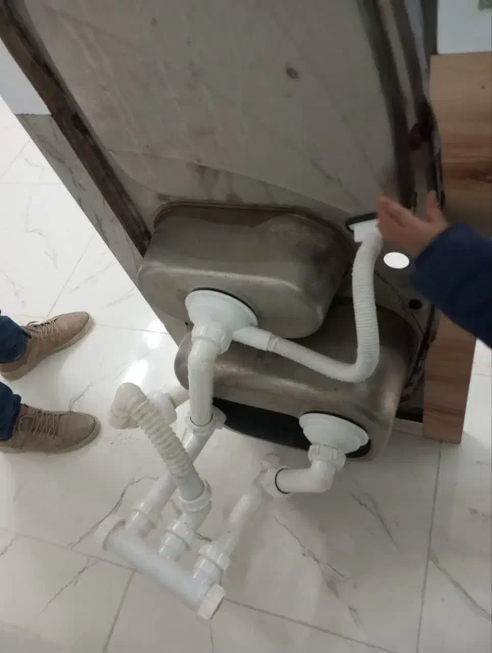 سینگ با سیفون کامل|مصالح و تجهیزات ساختمان|اراک, |دیوار