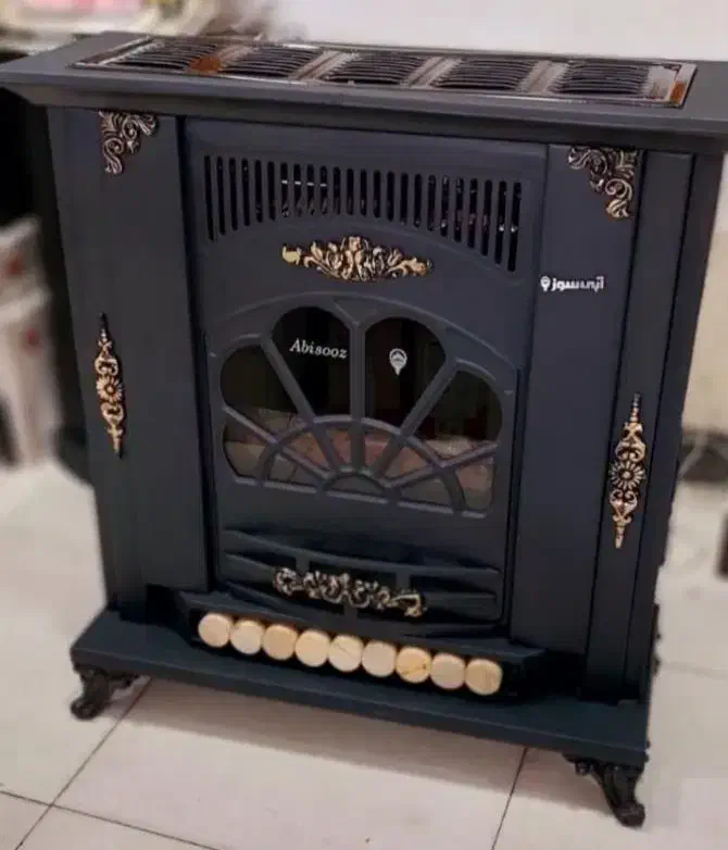 شومینه گازی ،بخاری گازی سفال نسوز کدut754cbllار|بخاری، هیتر، شومینه|رشت, رشتیان|دیوار