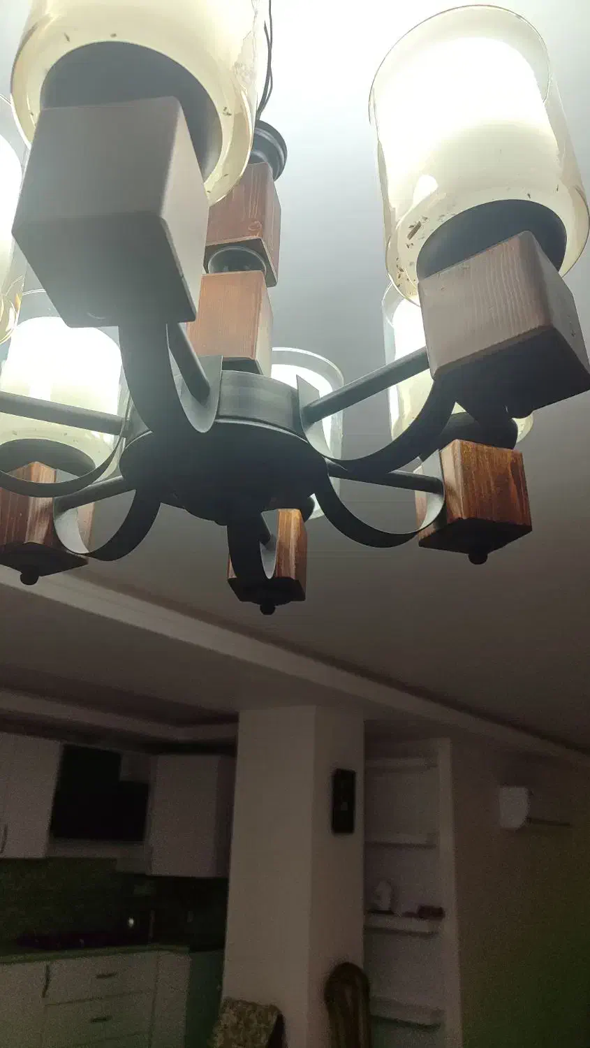 لوستر تمیز و زیبا|لوستر و چراغ آویز|مهاجران, |دیوار