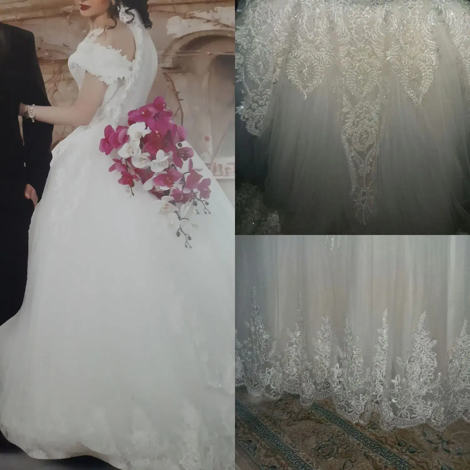 لباس عروس و پیراهن های مجلسی دخترانه سایز ۳۶ ۳۸|لباس|همدان, |دیوار