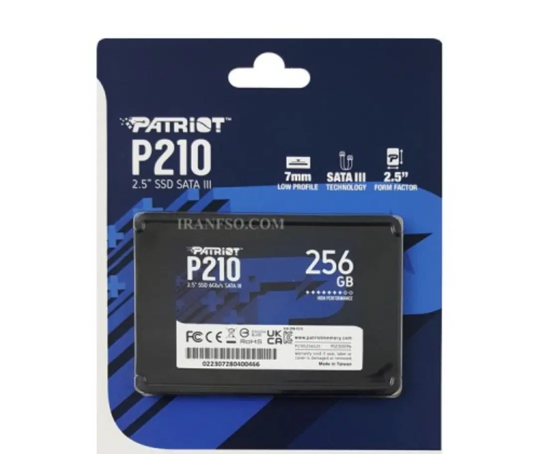 SSD 256 patriot|قطعات و لوازم جانبی رایانه|رشت, بوسار|دیوار