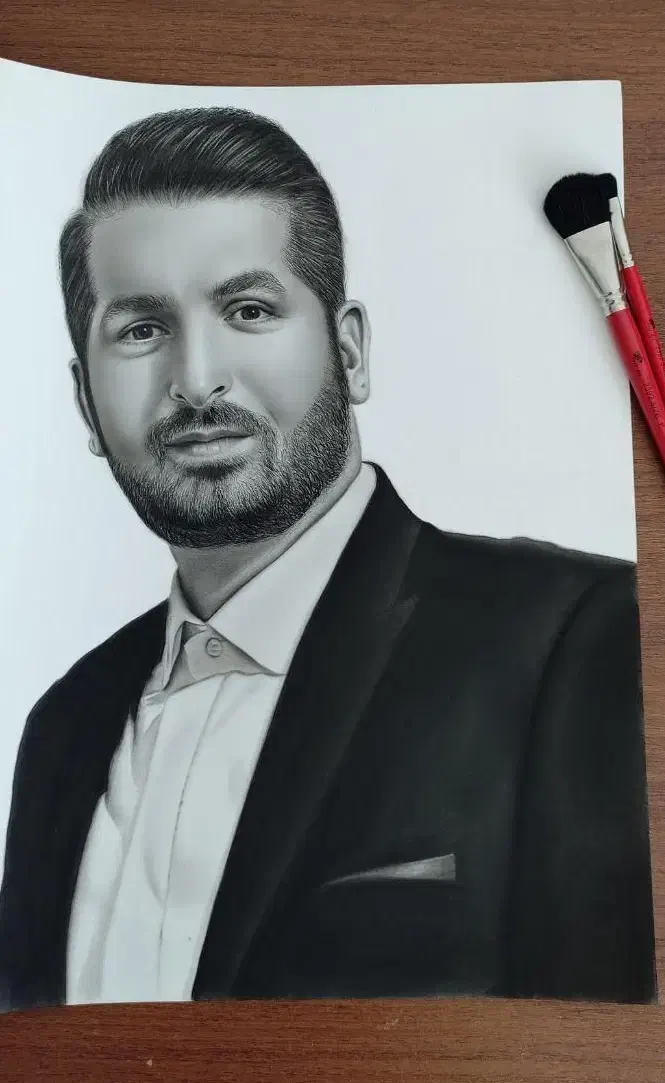 ثبت سفارش طراحی چهره،سبک سیاهقلم|تابلو، نقاشی، عکس|اصفهان, باغ زرشک|دیوار