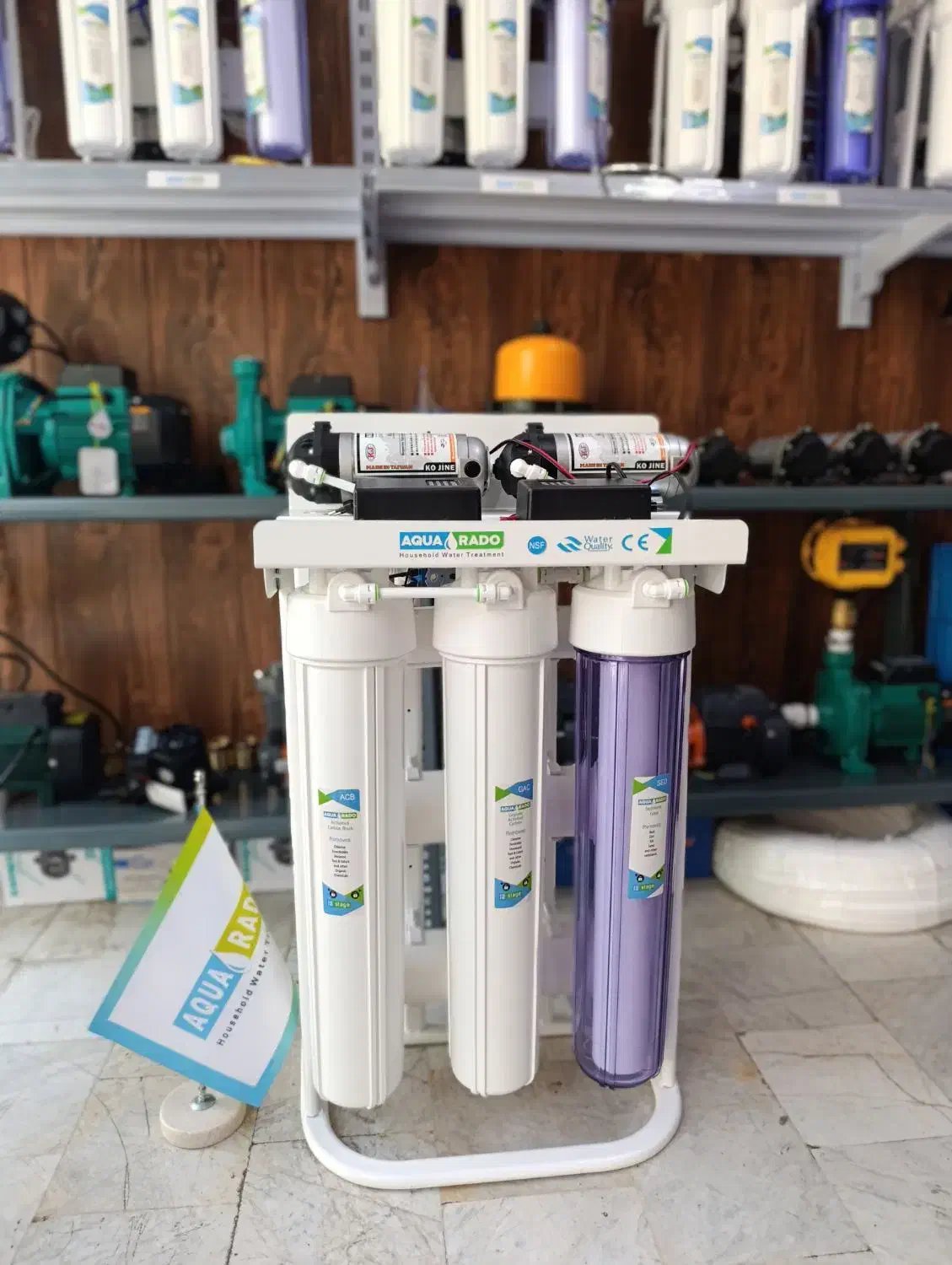 تصفیه آب نیمه صنعتی ۸۰۰گالن آکوارادو (تایوان)|آبسردکن و تصفیه آب|تهران, کیانشهر|دیوار