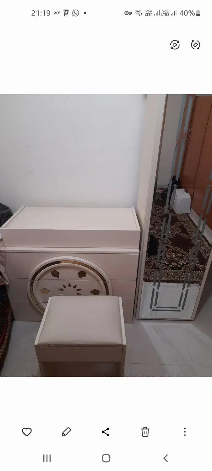 کمد و میز آرایش|تخت و سرویس خواب|اهواز, گلستان|دیوار