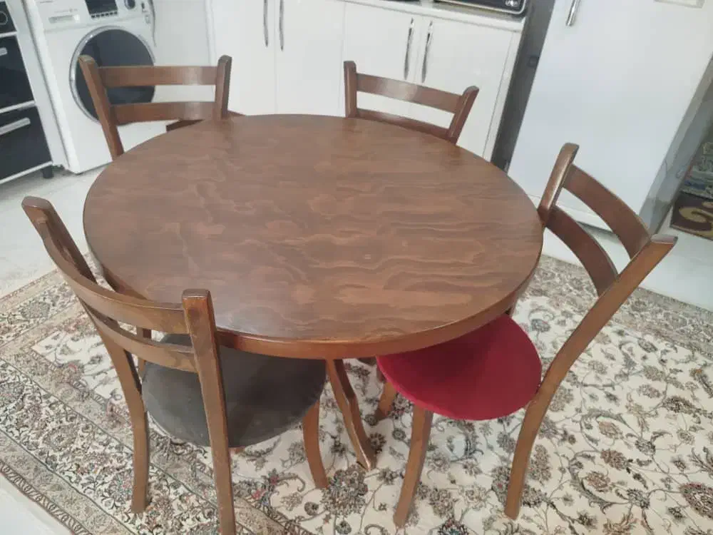 میز ناهار خوری ۴ نفره|میز و صندلی غذاخوری|بروجن, |دیوار