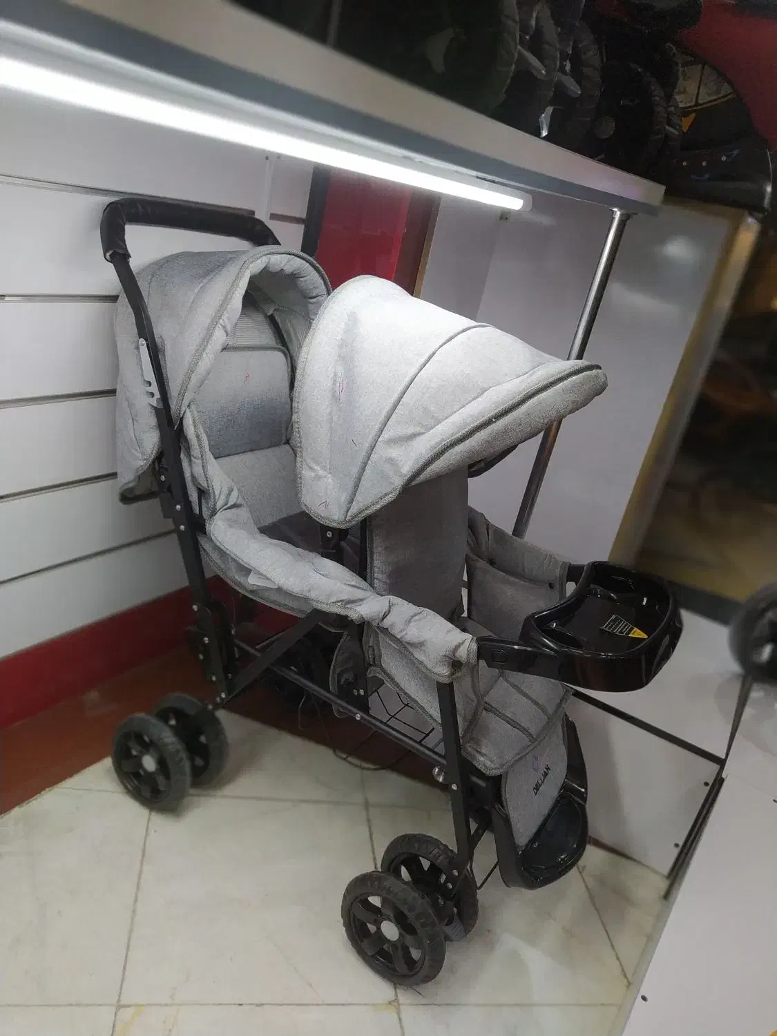 کالسکه دوقلو نو|کالسکه و لوازم جانبی|پاکدشت, پاکدشت (مامازند)|دیوار