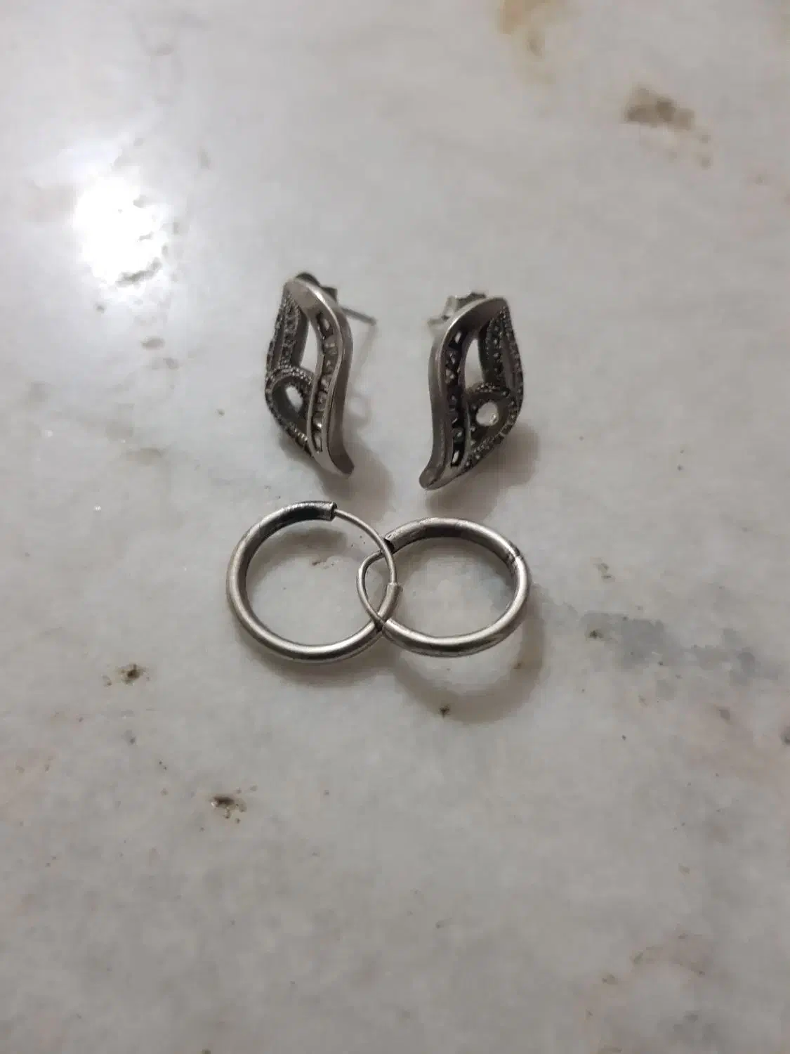 گوشواره نقره|جواهرات|قم, شاه ابراهیم|دیوار