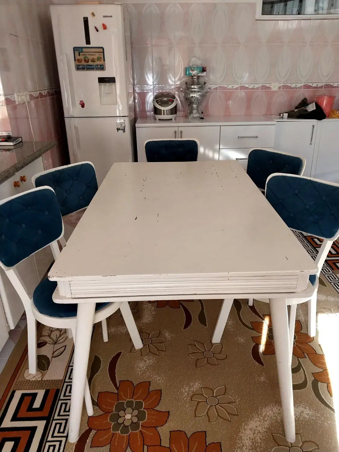 ناهارخوری شش نفره|میز و صندلی غذاخوری|مهاباد (آذربایجان غربی), |دیوار