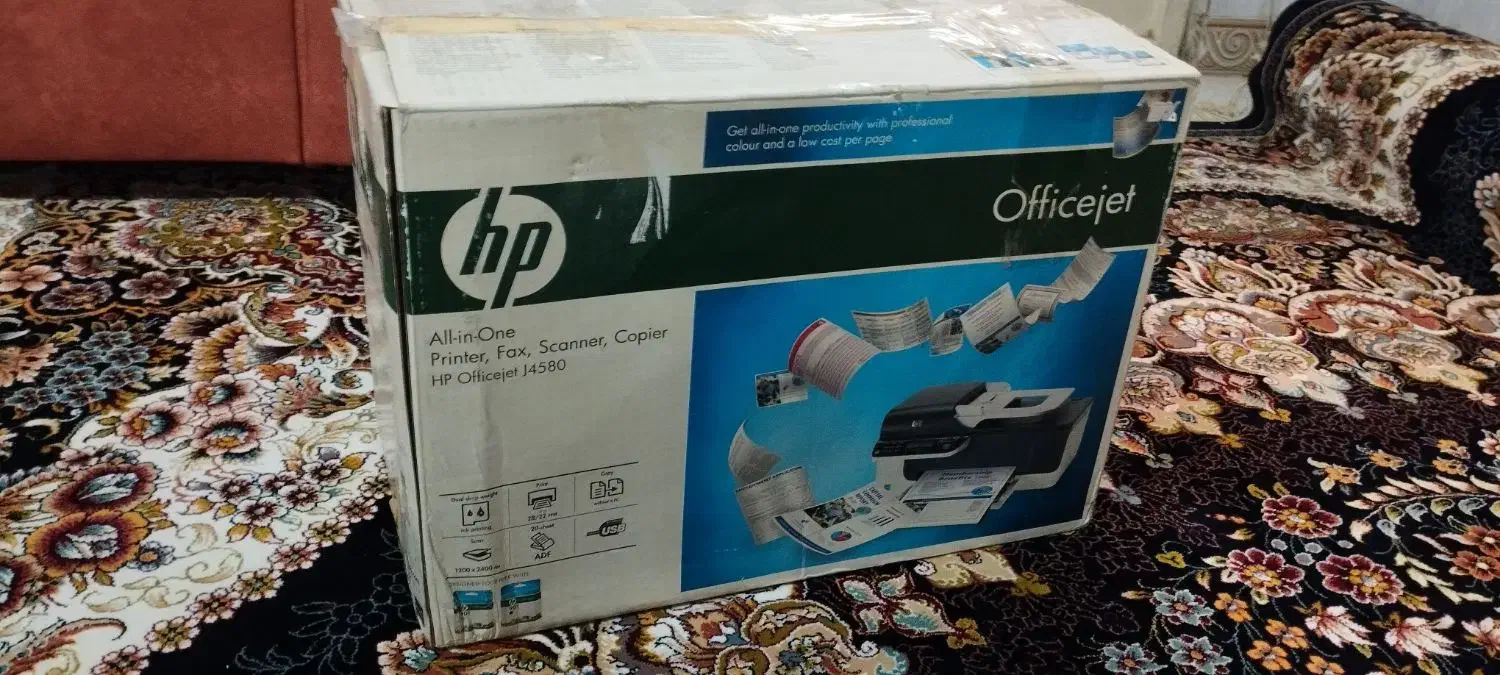 پرینتر HP Officejet J4580|پرینتر، اسکنر، کپی، فکس|بومهن, |دیوار