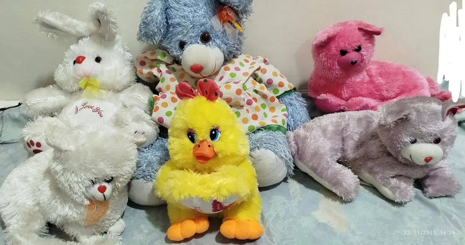 عروسکهای زیبای پولیشی|اسباب‌بازی بچه|قم, محمد آباد|دیوار