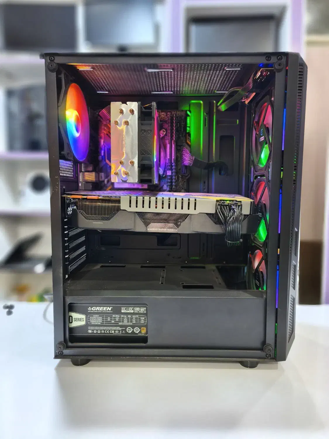 کیس گیمینگ برای اجرای تمام بازی ها gtx 1070|رایانه رومیزی|یزد, |دیوار