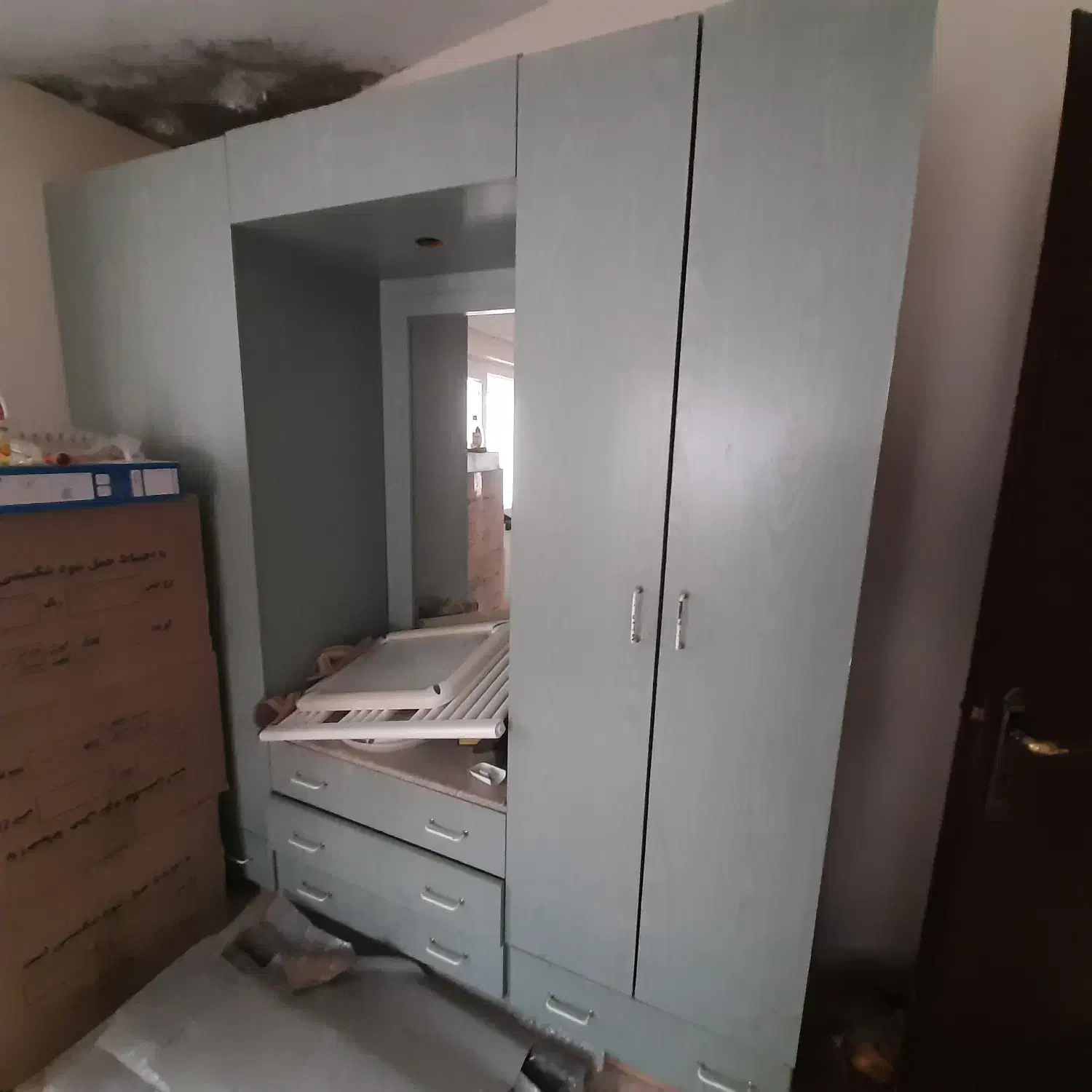 کمد دیواری و ۵ تا درب چوبی|جاکفشی، کمد، دراور|چالوس, |دیوار