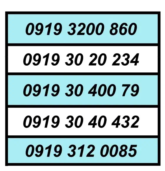 0919.8910.345|سیم‌کارت|تهران, امام حسین|دیوار