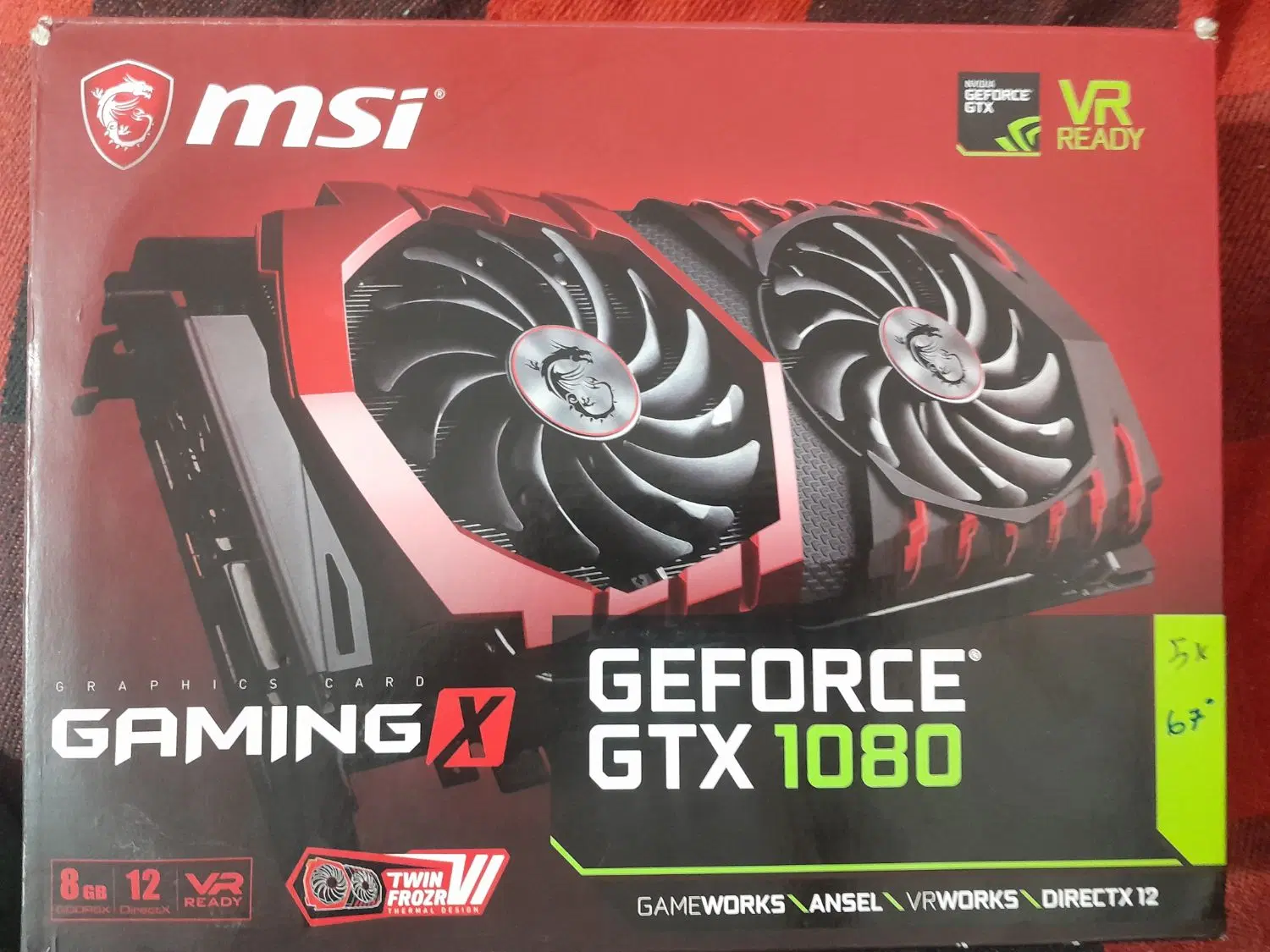 gtx 1080 gaming 8g msi|قطعات و لوازم جانبی رایانه|اشتهارد, |دیوار