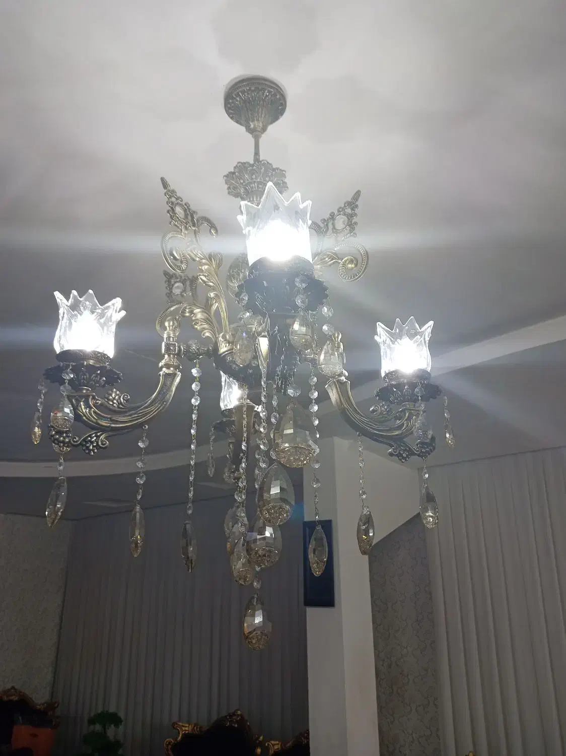 لوستر|لوستر و چراغ آویز|مشهد, هنرور|دیوار