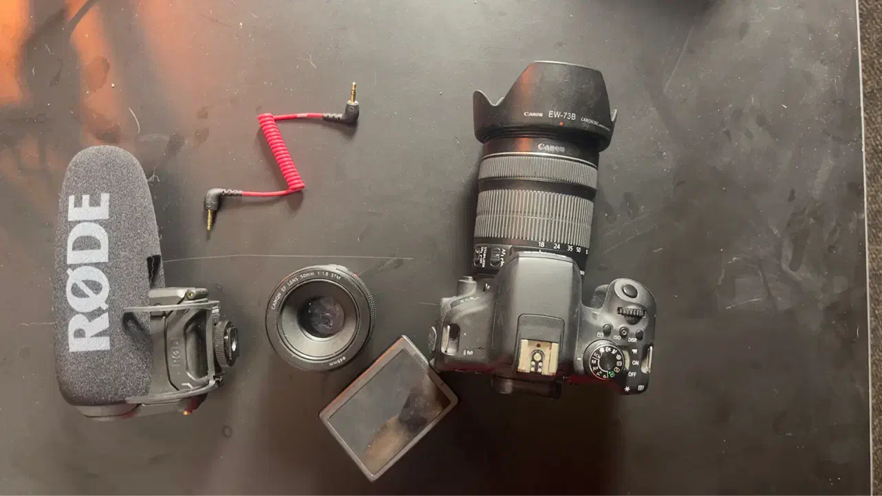 پکیج کامل تواید محتوا  750d + lens 50mm + 18-135|دوربین عکاسی و فیلم‌برداری|رشت, گلسار|دیوار