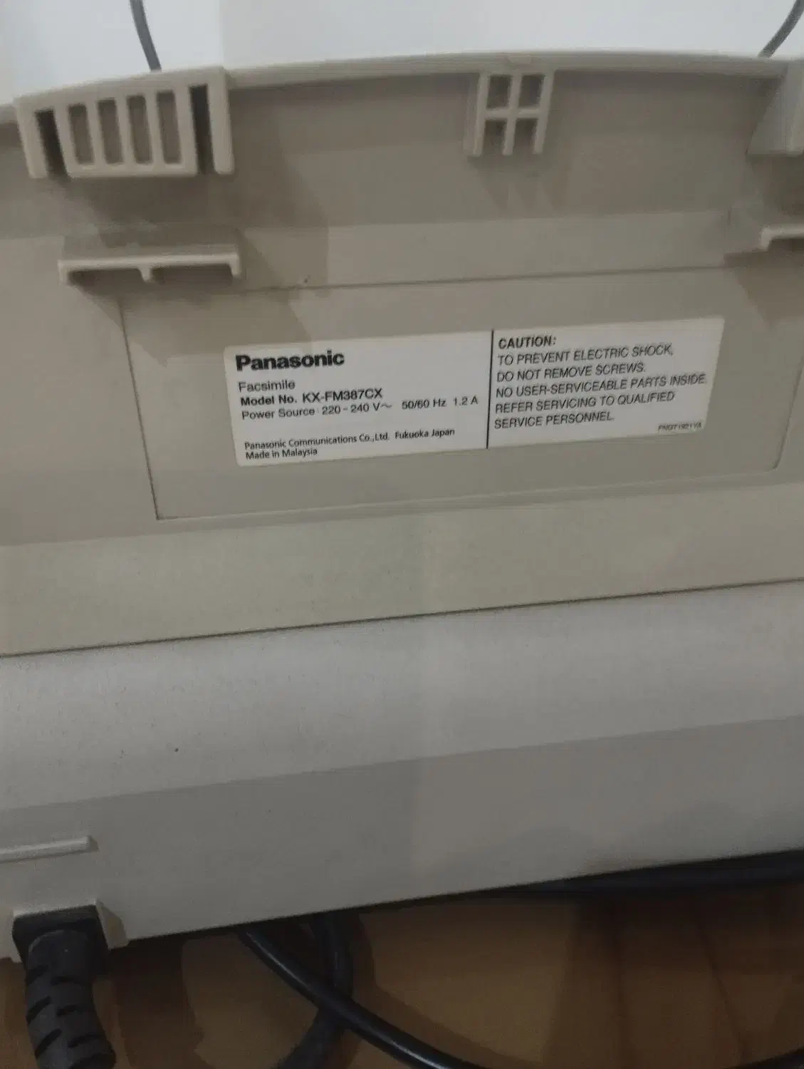 فکس و تلفن پاناسونیک مدل kxfM387|تلفن رومیزی|تهران, امام زاده عبدالله|دیوار