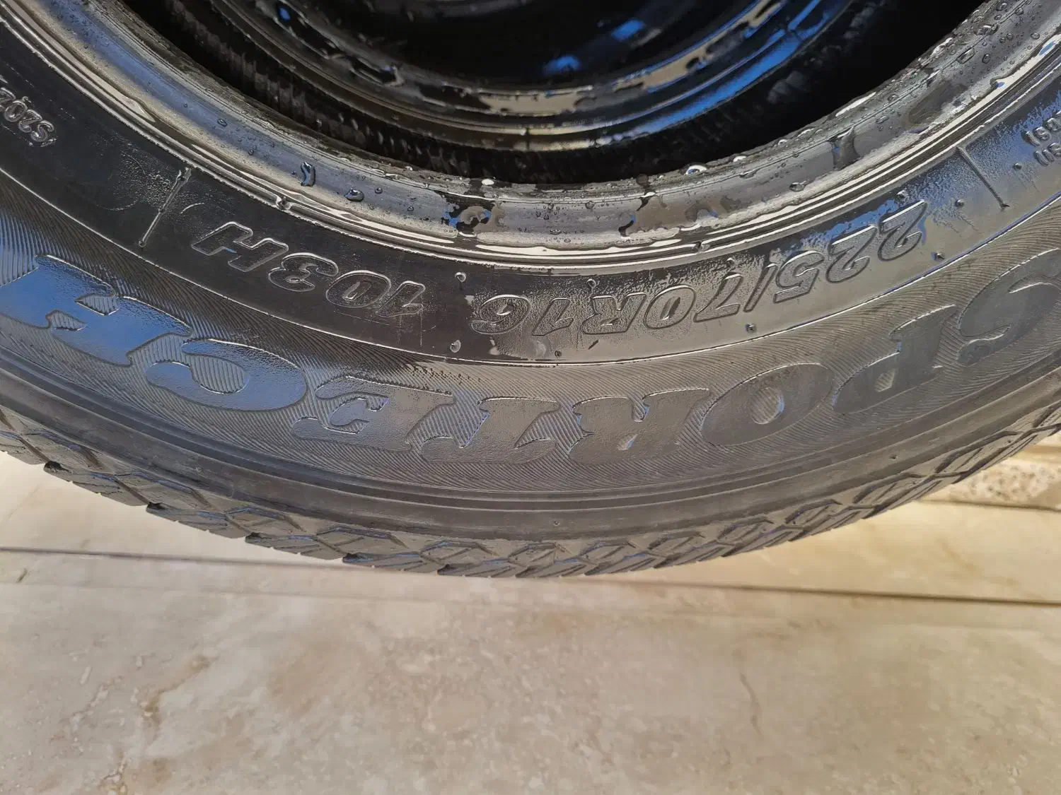 لاستیک سایز ۱۶ مخصوص شاستی۲۲۵/۷۰/16|قطعات یدکی و لوازم جانبی|نیشابور, گنبد سبز|دیوار