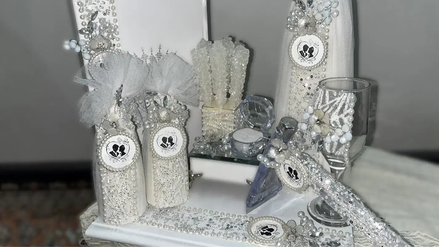 ست عقد و بله برون|صنایع دستی و سایر لوازم تزئینی|تهران, تولید دارو|دیوار