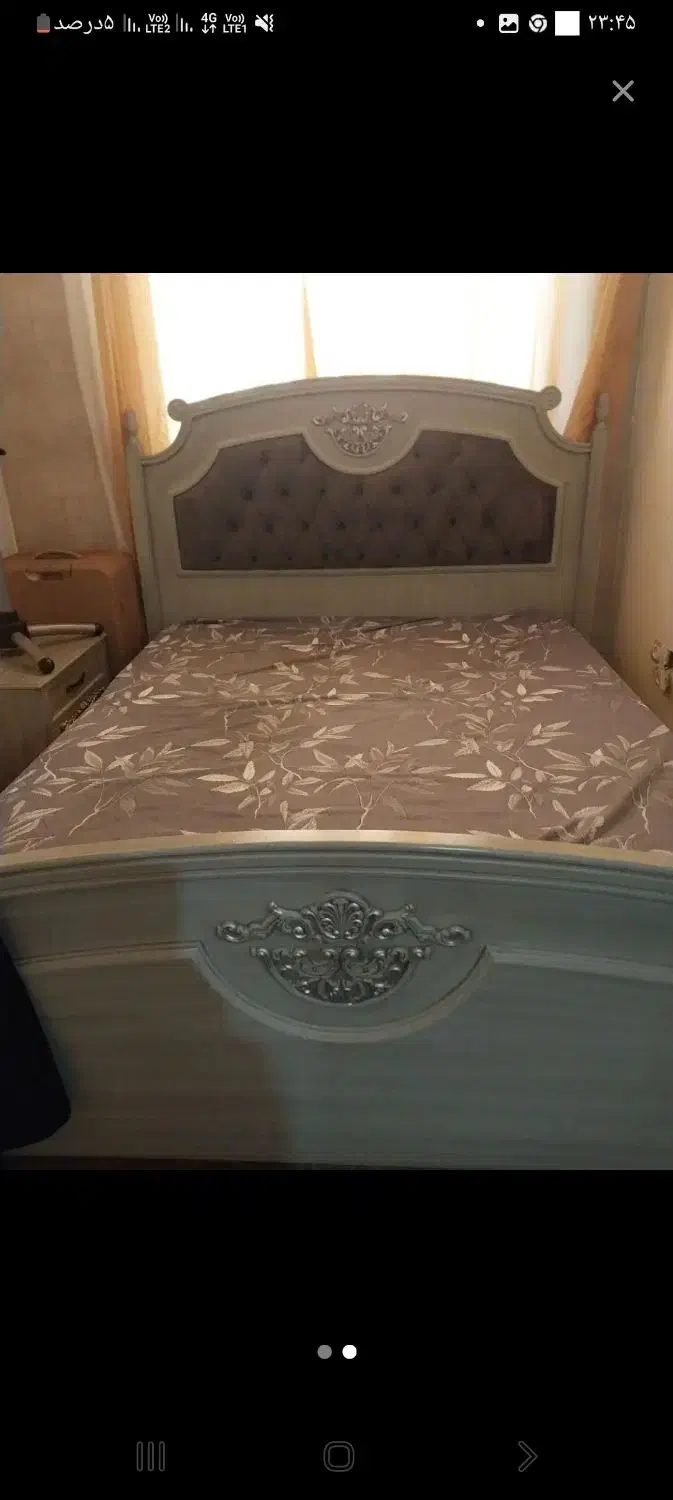 تخت وتشک پاتختی دو کشو|تخت و سرویس خواب|فردیس, فردیس|دیوار