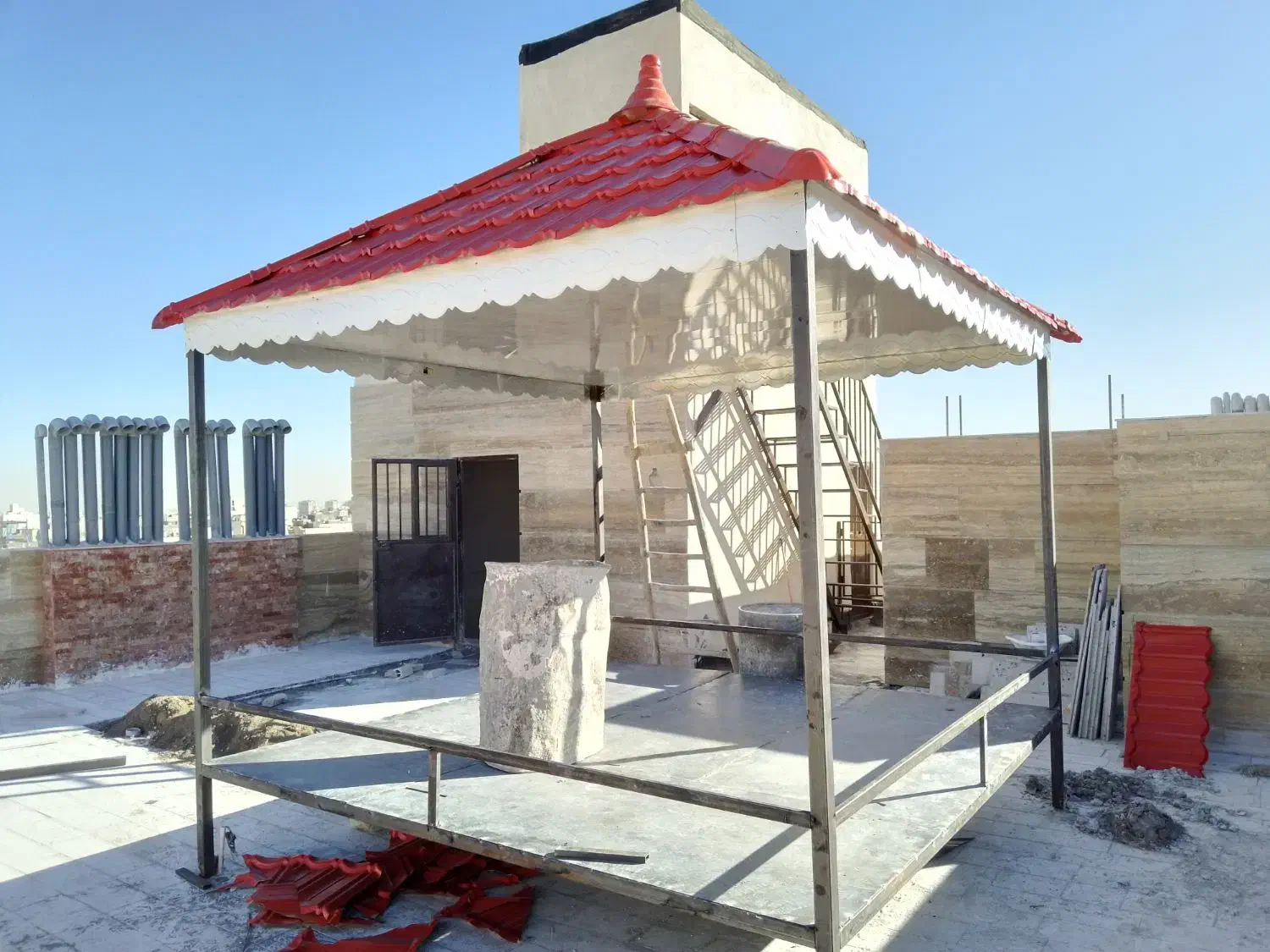 آلاچیق راه پله حفاظ نرده سقف سبک خرده کاری|خدمات پیشه و مهارت|تربت‌حیدریه, شهرک ولیعصر|دیوار