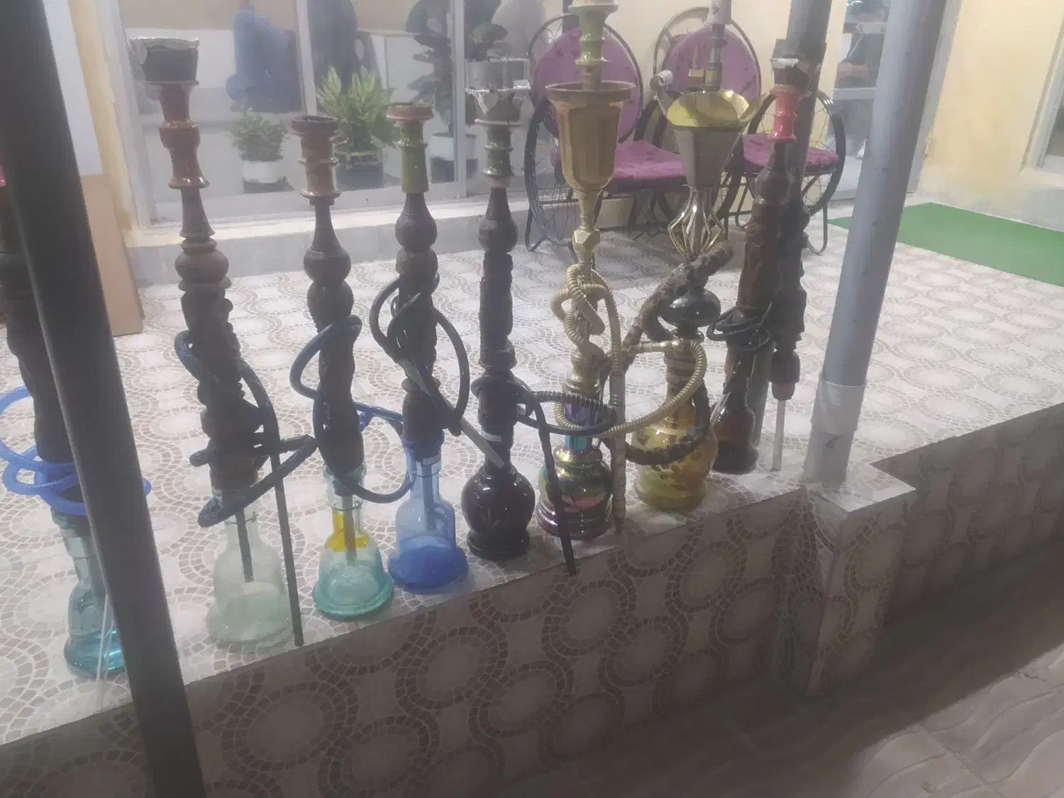 قلیان عربی چوب|کلکسیون و سرگرمی|نقده, |دیوار