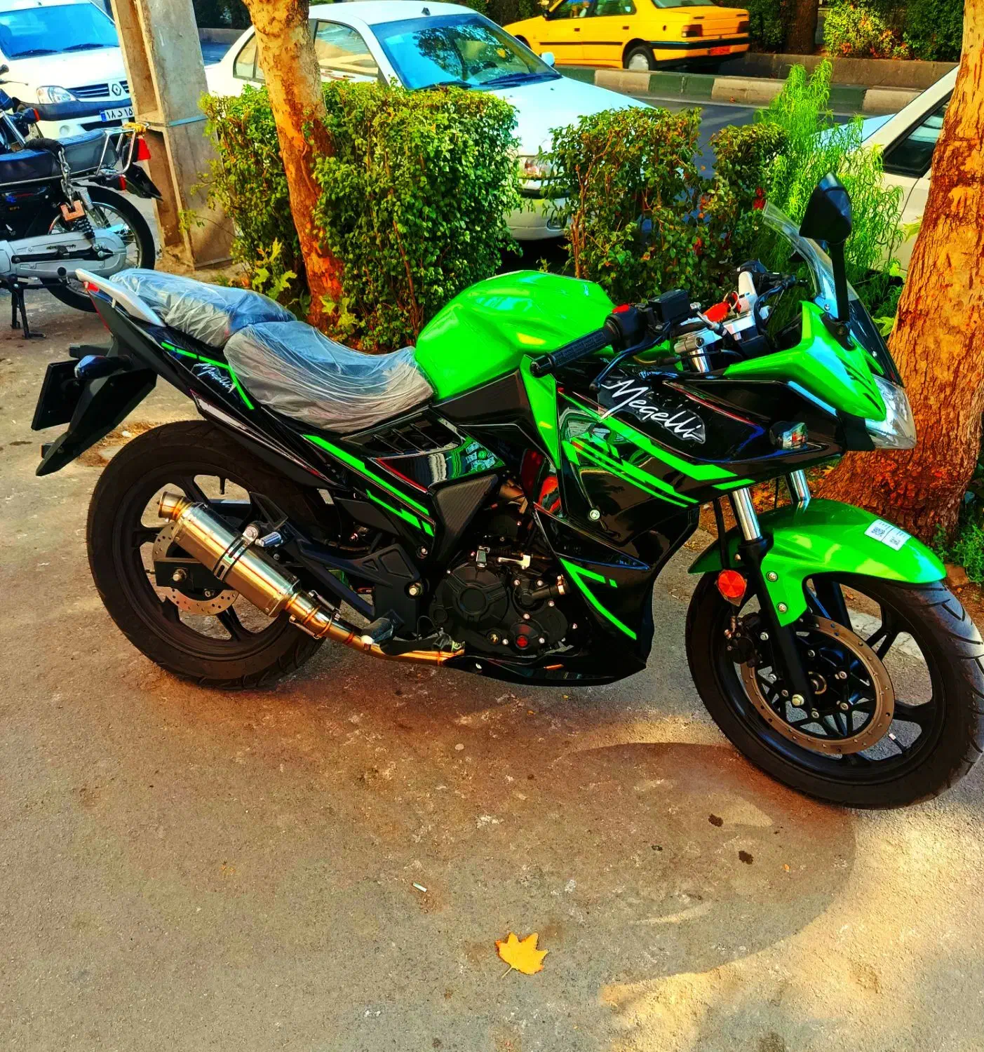 مگلی 200 معاوضه با ماشین|موتورسیکلت|قزوین, |دیوار