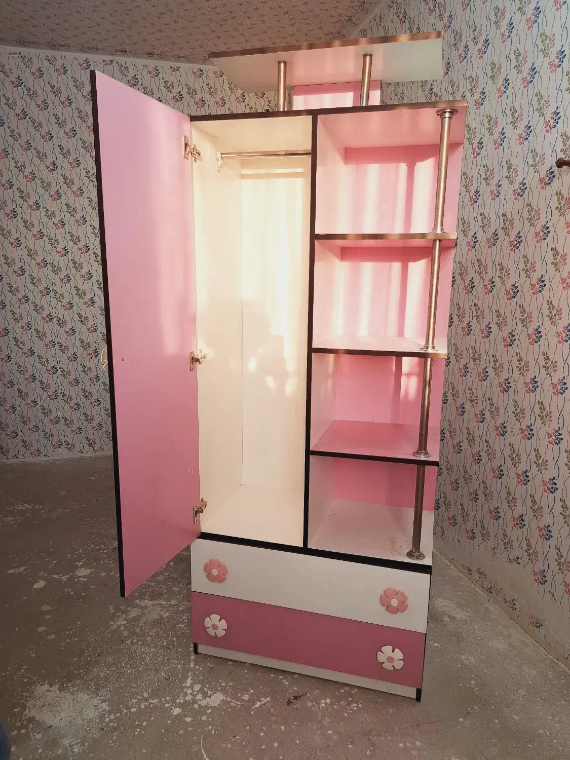 کمدکودک کمدبچه کمددخترانه|جاکفشی، کمد، دراور|دشتابی, |دیوار