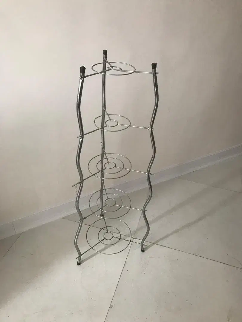 دوعدداستند قابلمه استیل|آب‌چکان و نظم‌دهنده ظروف|فردیس, شهرک وحدت|دیوار