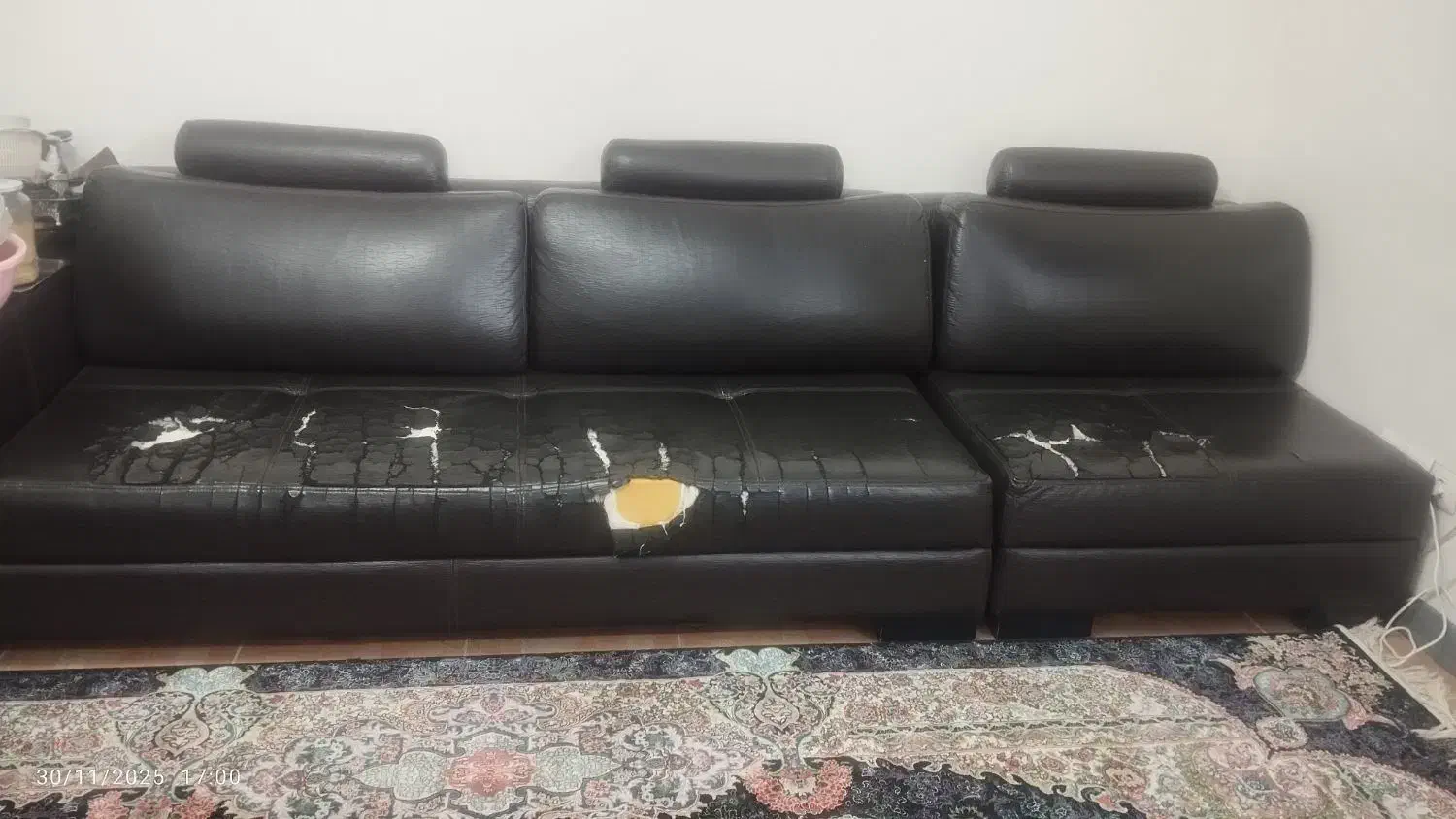 مبل چرم فروش فوری|مبلمان خانگی و میز عسلی|پاکدشت, شهرک امام رضا|دیوار