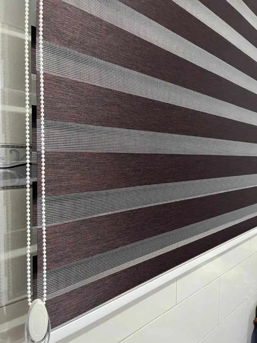 پرده زبرا ۱۶۰/۱۶۰|پرده، رانر، رومیزی|سیاهکل, |دیوار