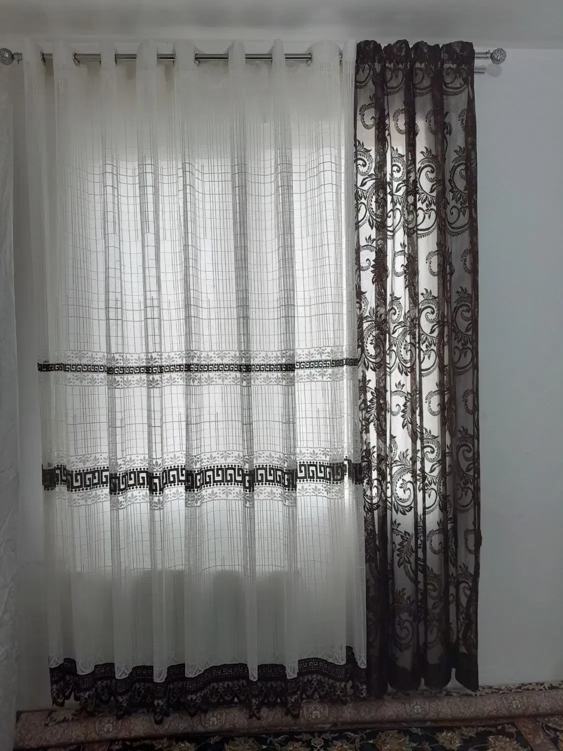 پرده|پرده، رانر، رومیزی|قروه, |دیوار