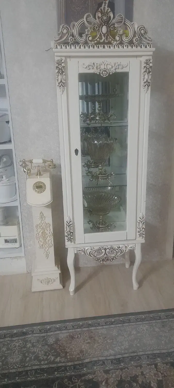 ست سرویس چوب|بوفه، ویترین، کنسول|مشهد, نظام دوست|دیوار