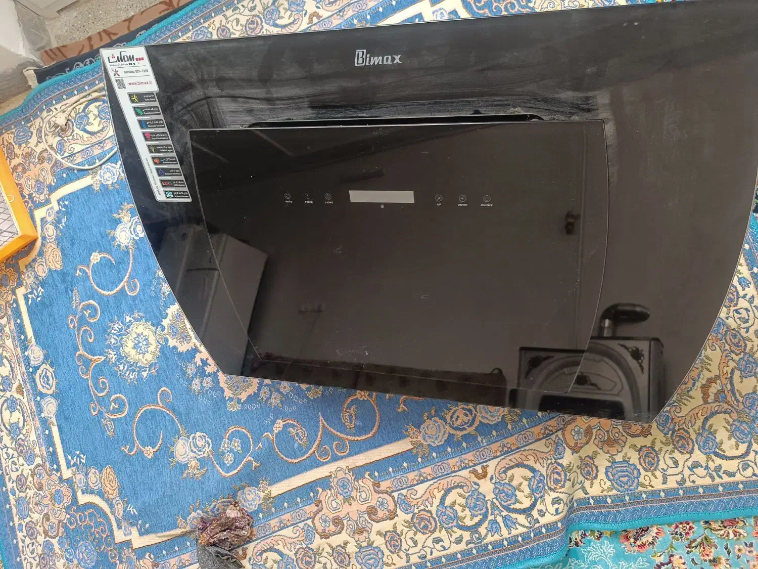 فروش هود شیشه ای بیمکث دو موتوره اصلی|هود|خرمآباد, |دیوار