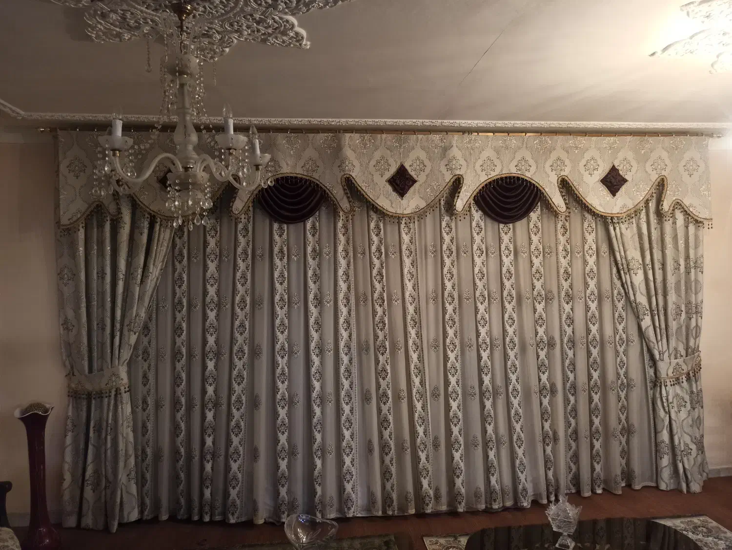 پرده مجلسی|پرده، رانر، رومیزی|سمنان, |دیوار