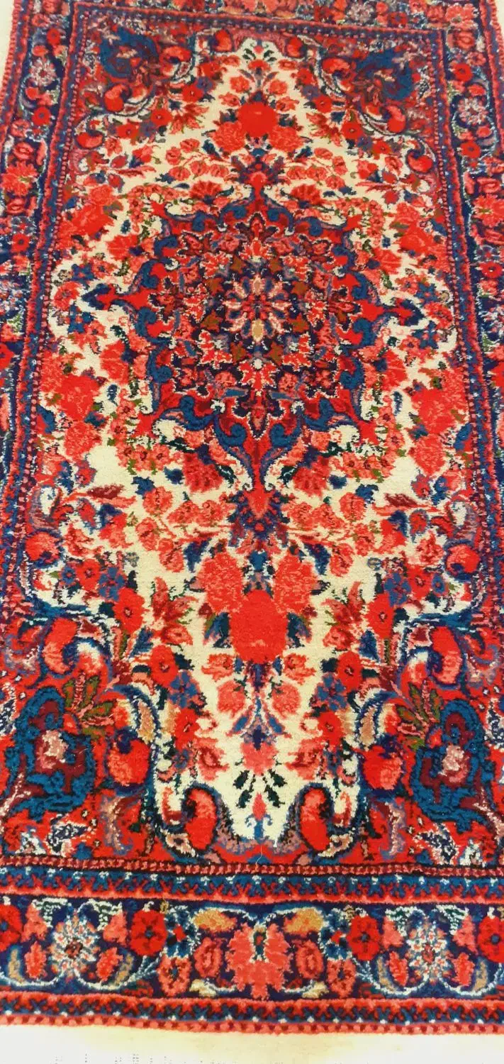 فرش دستبافت زرونیم زیبا نو|فرش|نهاوند, |دیوار